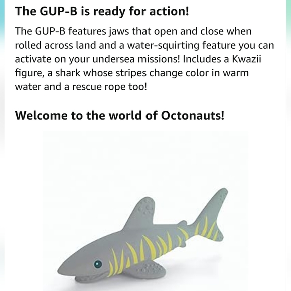 Fisher-Price Octonauts Gup-B & Kwazii Launch & Rescue Set - factory sealed - Picture 11 of 11